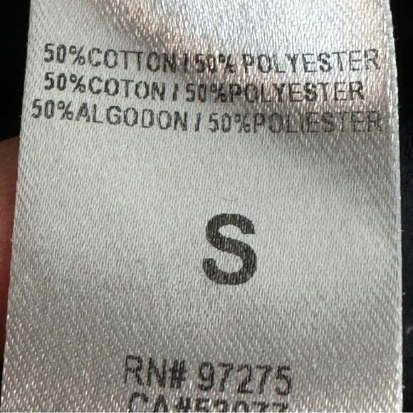 Fox T-shirt Black V-Neck Pink Logo S - Picture 7 of 7